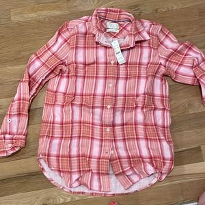 J.Crew flannel shirt NWT